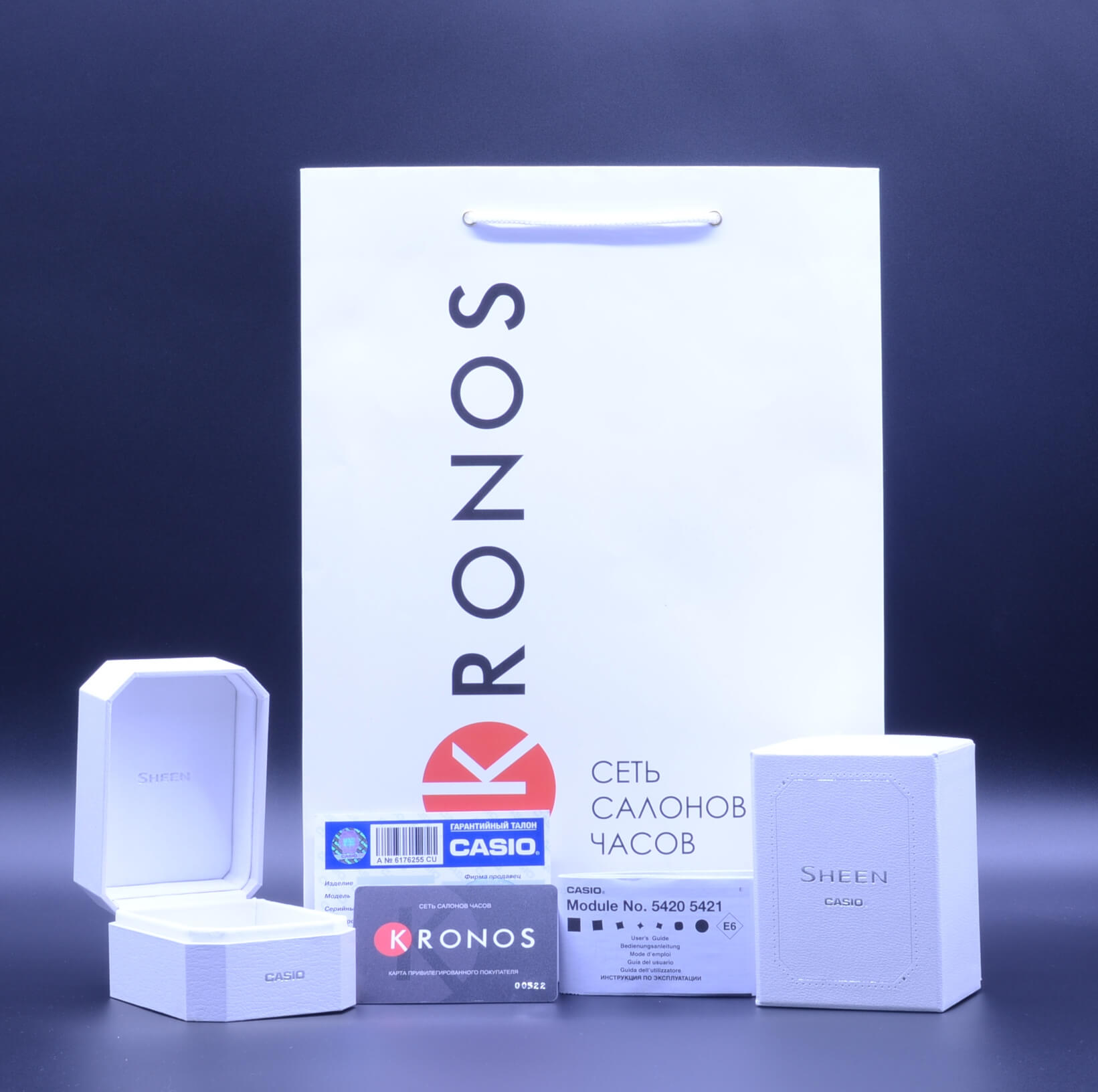 Casio Casio Sheen SHE-3047PG-9AUER  - задняя крышка металл сталь корпуса, япония часы