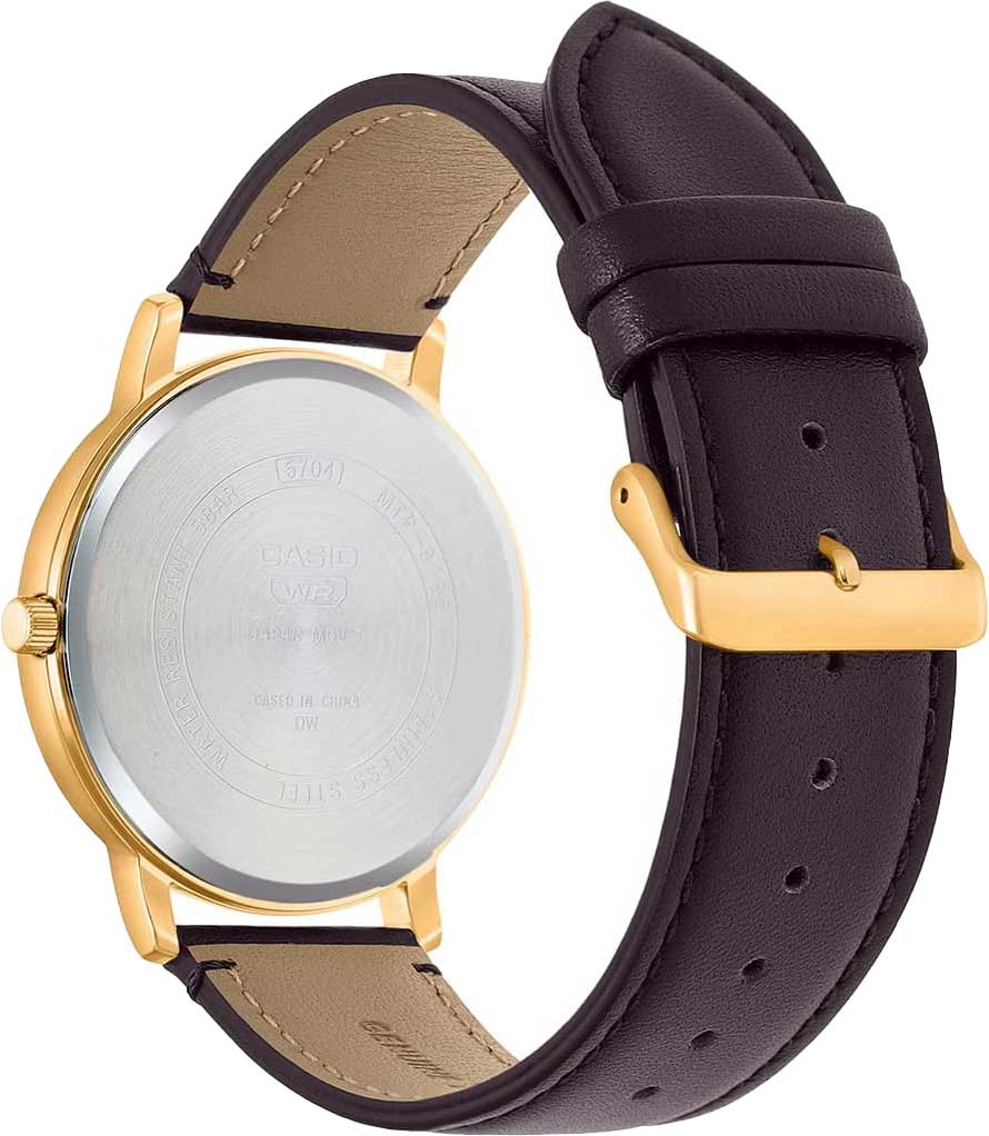 Casio Casio Collection MTP-B125GL-7A мужские часы серебристый циферблат на запястье