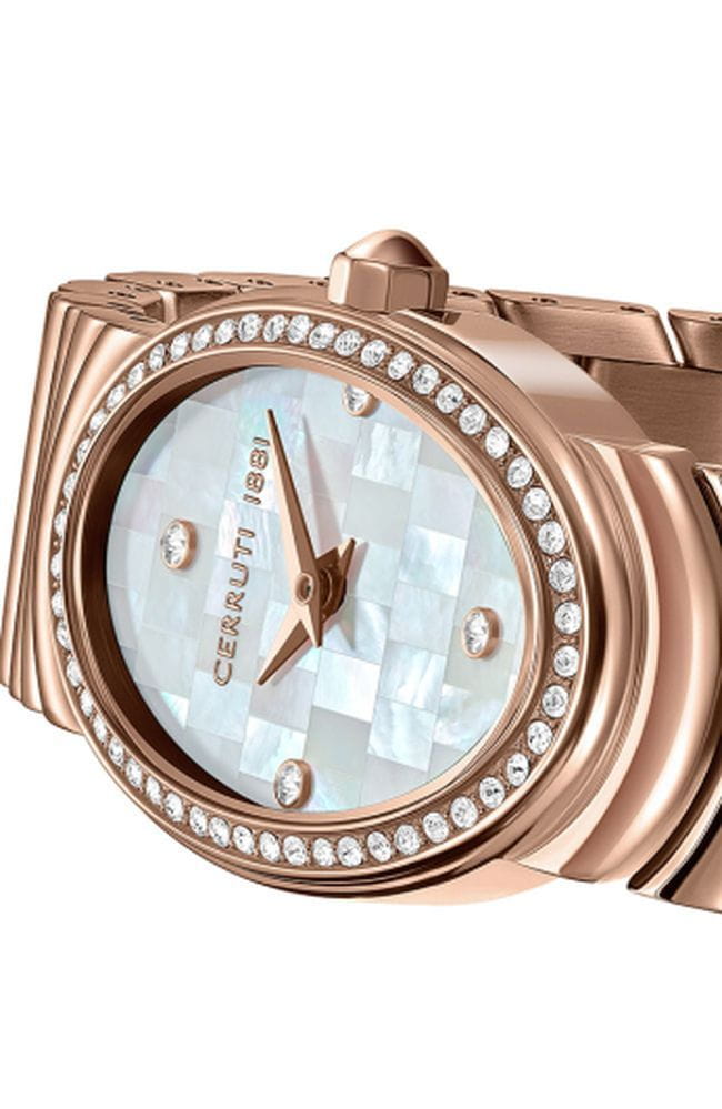 Cerruti 1881 Cerruti 1881 Norcia CIWLG0072508,  франция женские часы на браслете нержавеющая сталь с ip-покрытием боковой вид