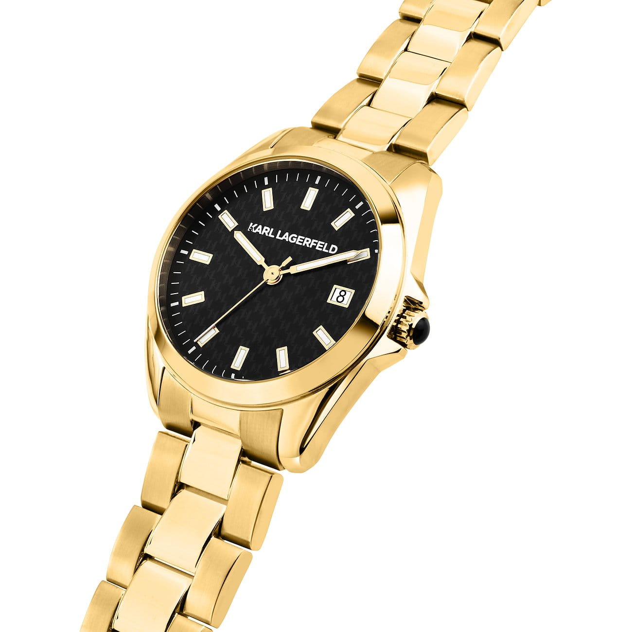Karl Lagerfeld Karl Lagerfeld Round Essentials R0553101506 женские часы черный циферблат на запястье