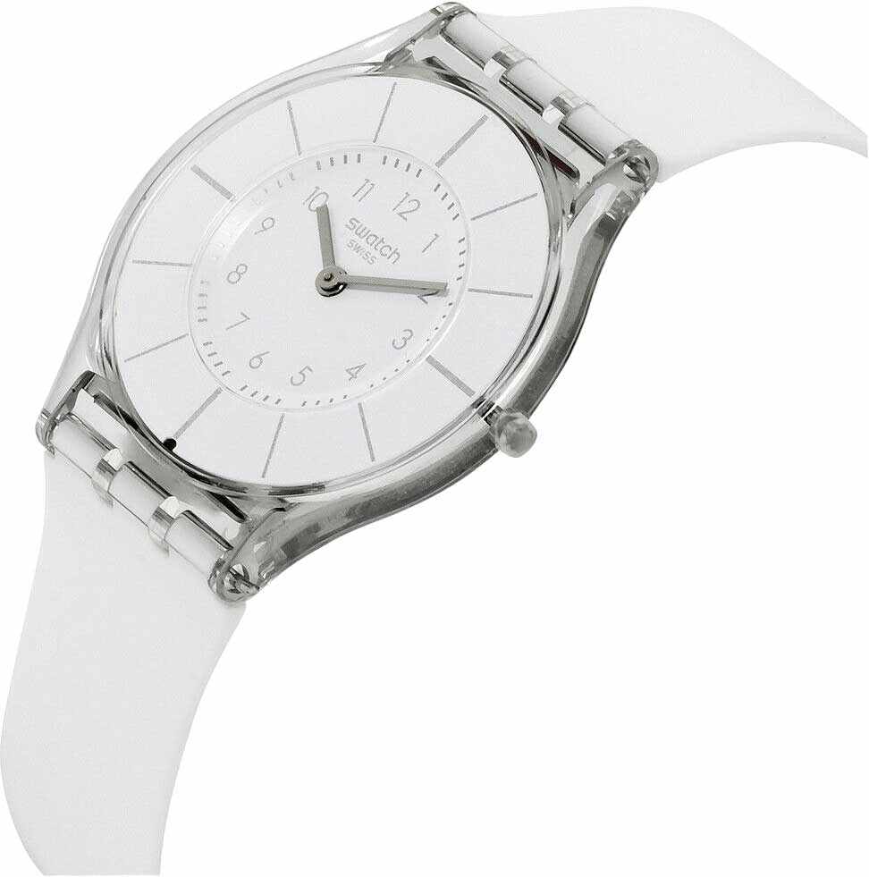 Swatch Swatch Skin SFK360, skin швейцария женские часы на браслете силикон боковой вид