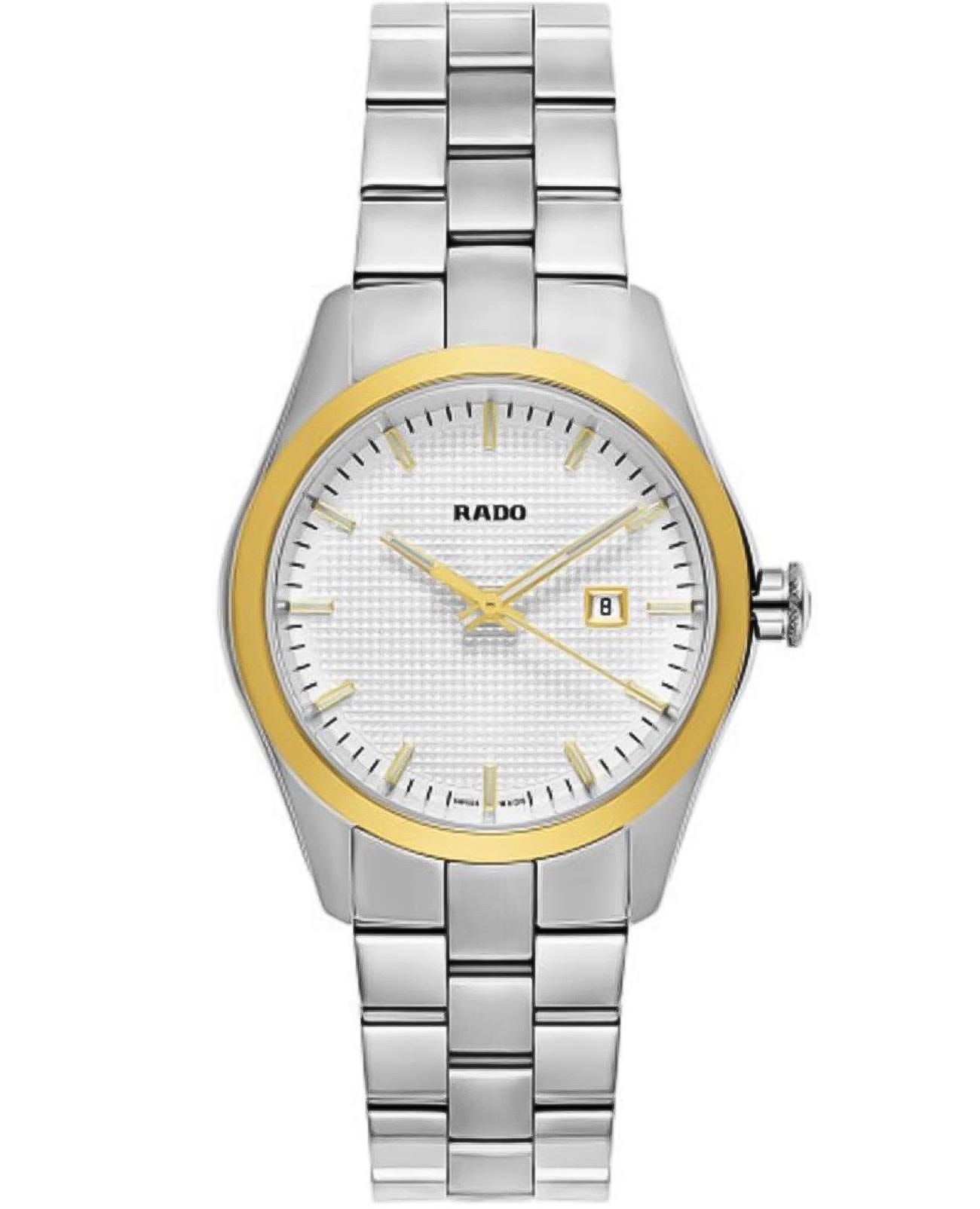 Rado Rado Hyperchrome R32975123  R32975123 кварцевые женские часы белый циферблат, браслет нержавеющая сталь — вид спереди