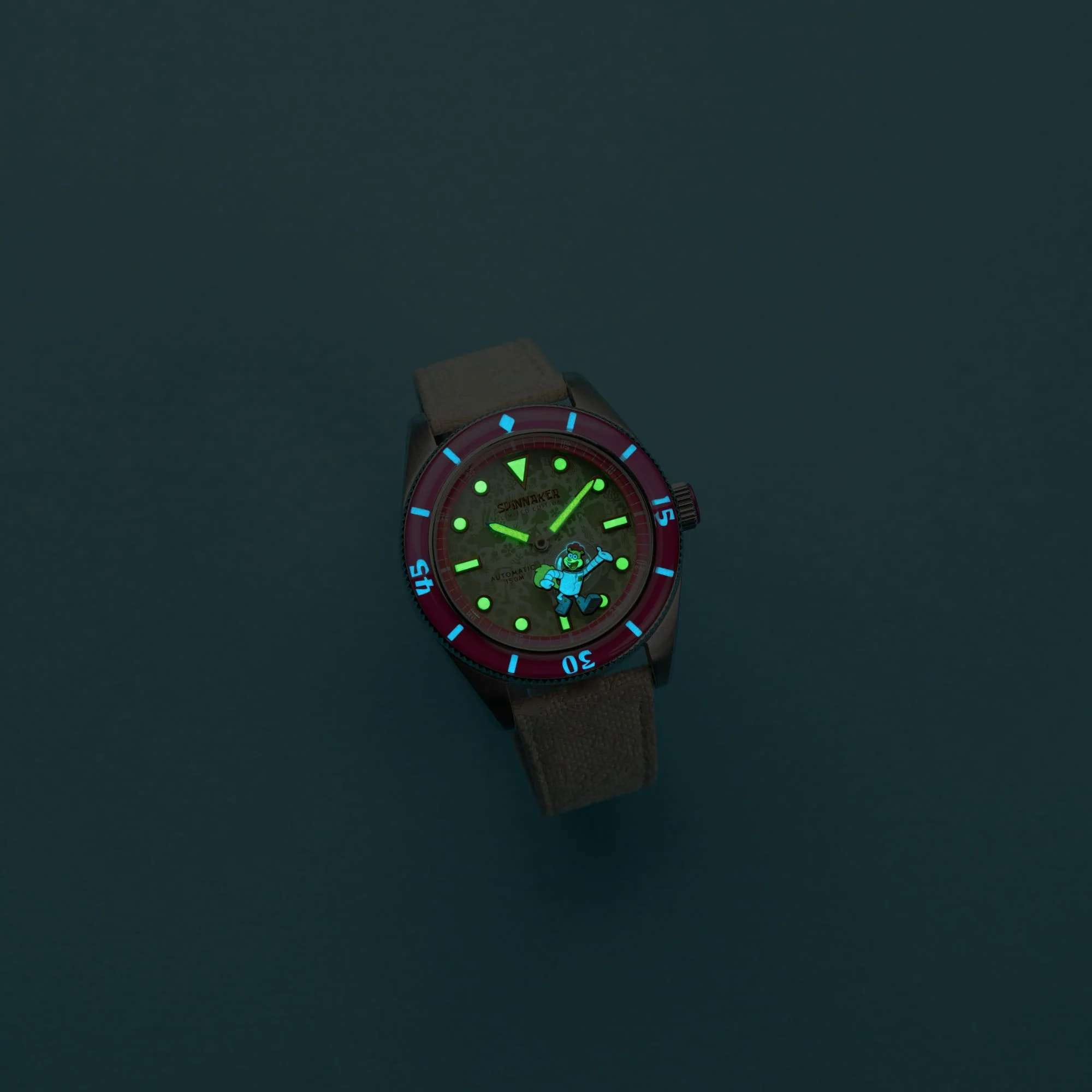 Spinnaker Spinnaker Fleuss SP-5160-03 мужские часы бежевый циферблат на запястье