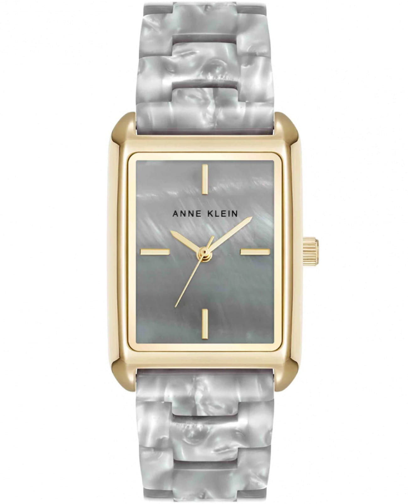 Anne Klein Anne Klein Trend 5290GPLG  5290GPLG кварцевые женские часы серый циферблат, браслет пластик — вид спереди