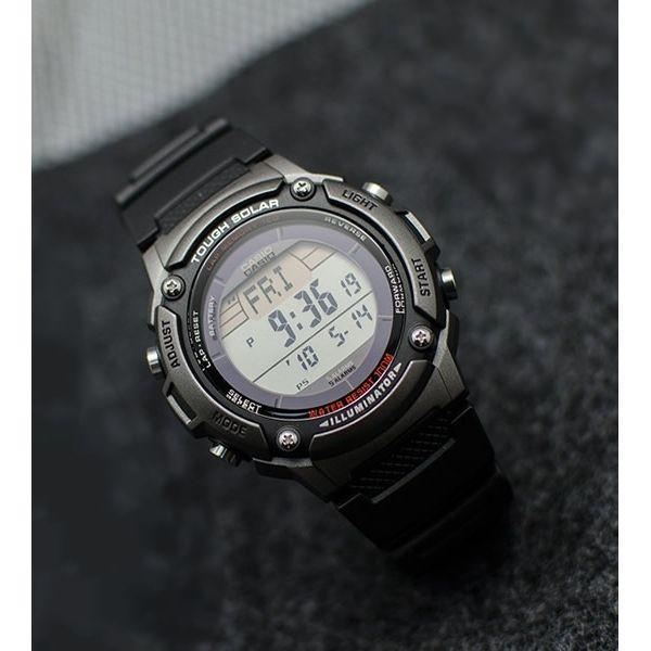Casio Casio Illuminator W-S200H-1A , наручные мужские часы фото под углом