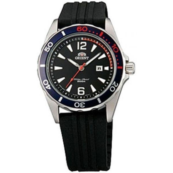 Orient Orient SZ3V003B (FSZ3V003B)  FSZ3V003B  мужские часы черный циферблат, браслет  — вид спереди