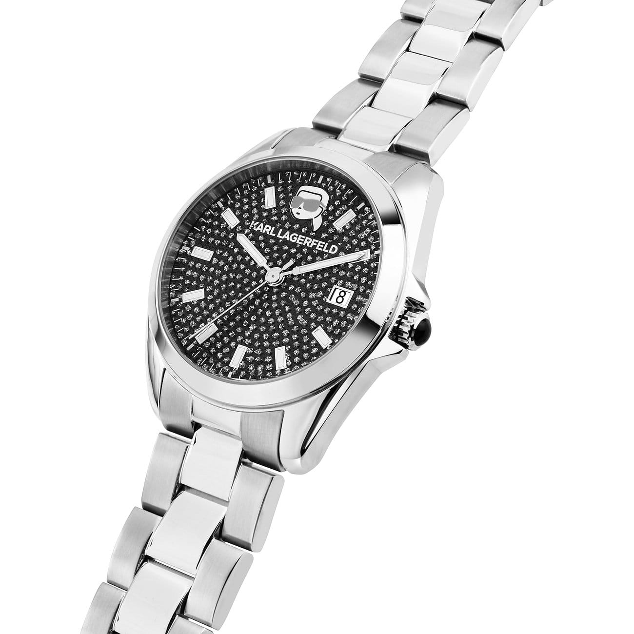 Karl Lagerfeld Karl Lagerfeld Round Essentials R0553101515 женские часы черный циферблат на запястье