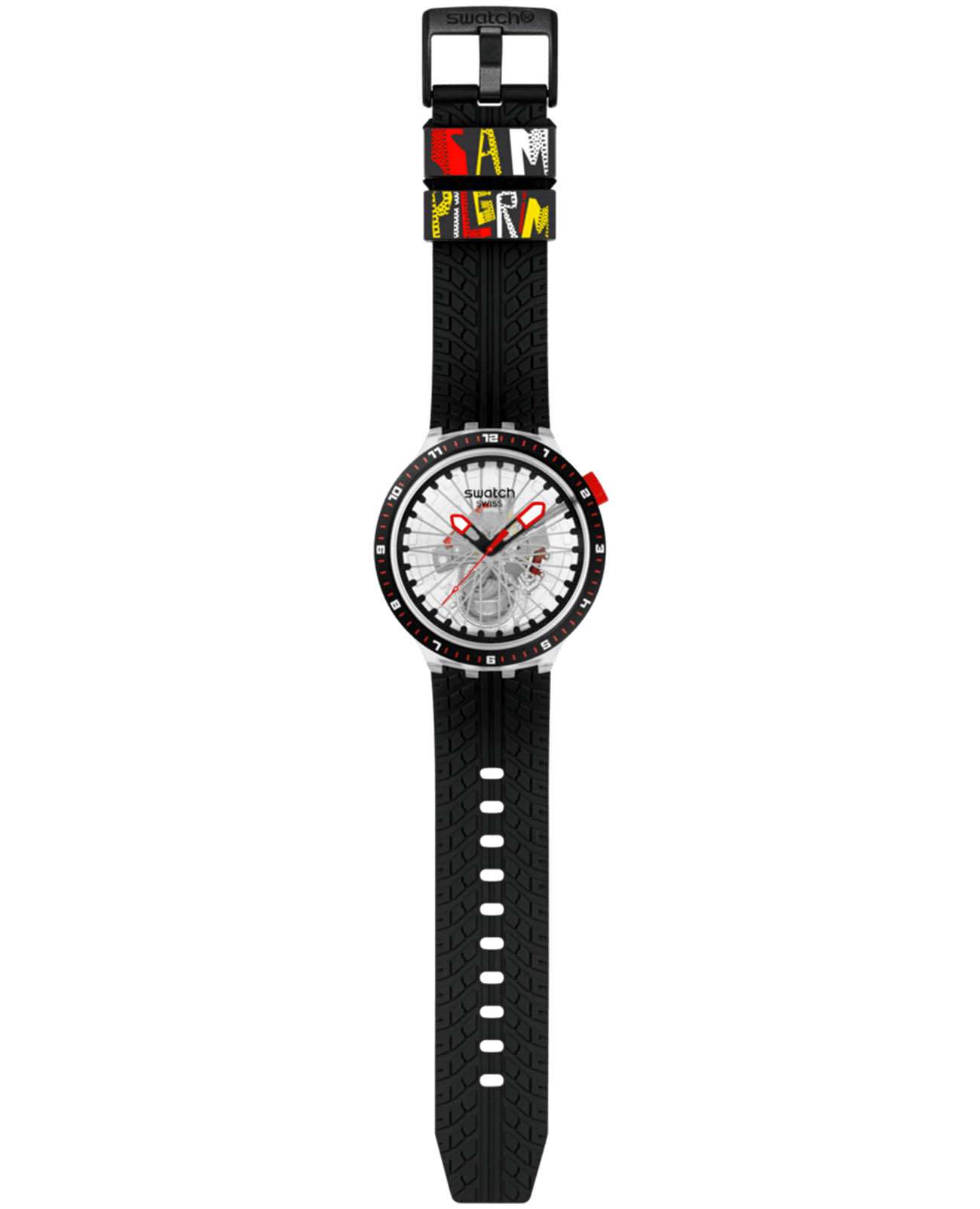 Swatch Swatch Big Bold Biosourced Lacquered SB05K103 , наручные мужские часы фото под углом