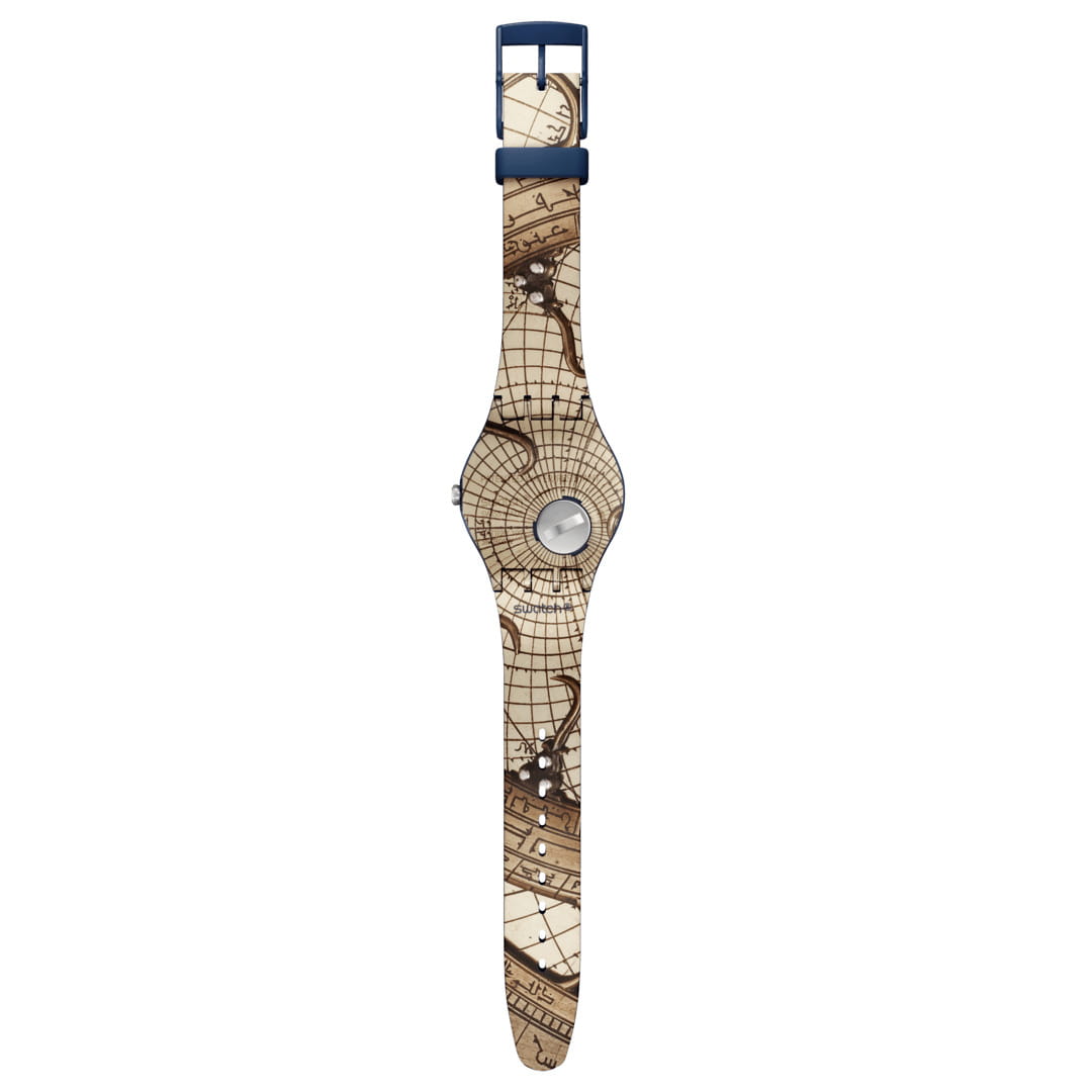 Swatch Swatch New Gent SUOZ351, gent швейцария женские часы на браслете силикон боковой вид