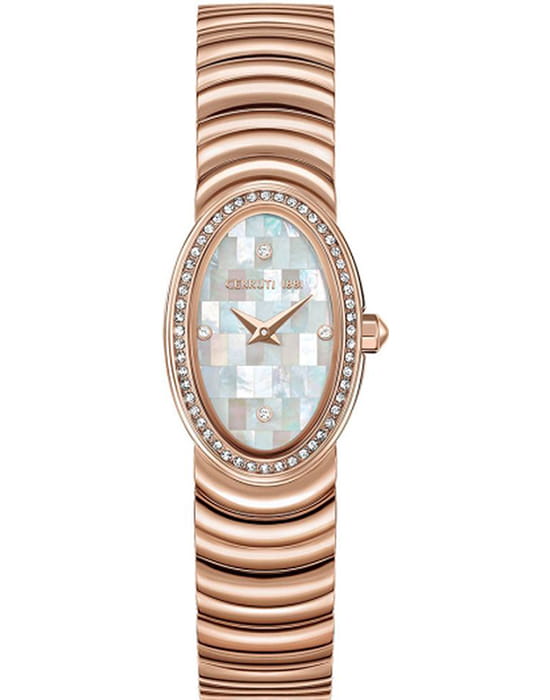 Cerruti 1881 Cerruti 1881 Norcia CIWLG0072508  CIWLG0072508 кварцевые женские часы перламутровый циферблат, браслет нержавеющая сталь с ip-покрытием — вид спереди