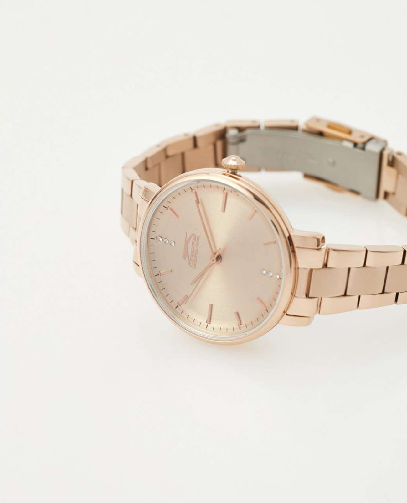 Slazenger Slazenger SL.09.6226.3.02,  англия женские часы на браслете суперметалл с ip покрытием боковой вид