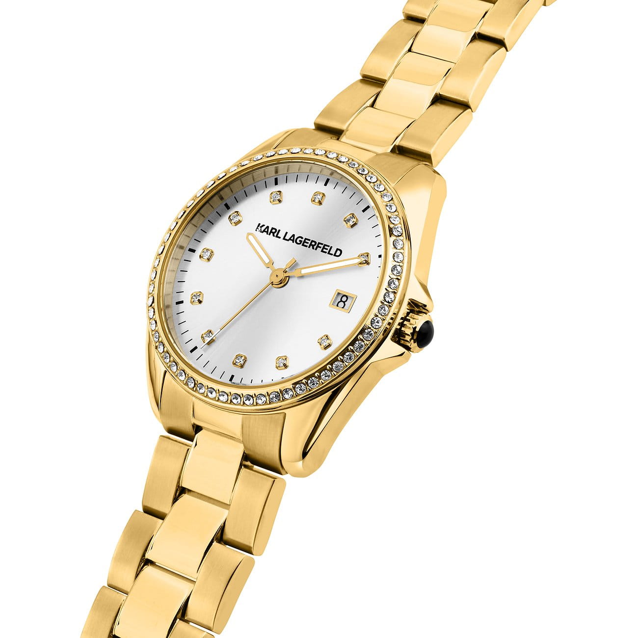 Karl Lagerfeld Karl Lagerfeld Round Essentials R0553101505 женские часы серебристый циферблат на запястье