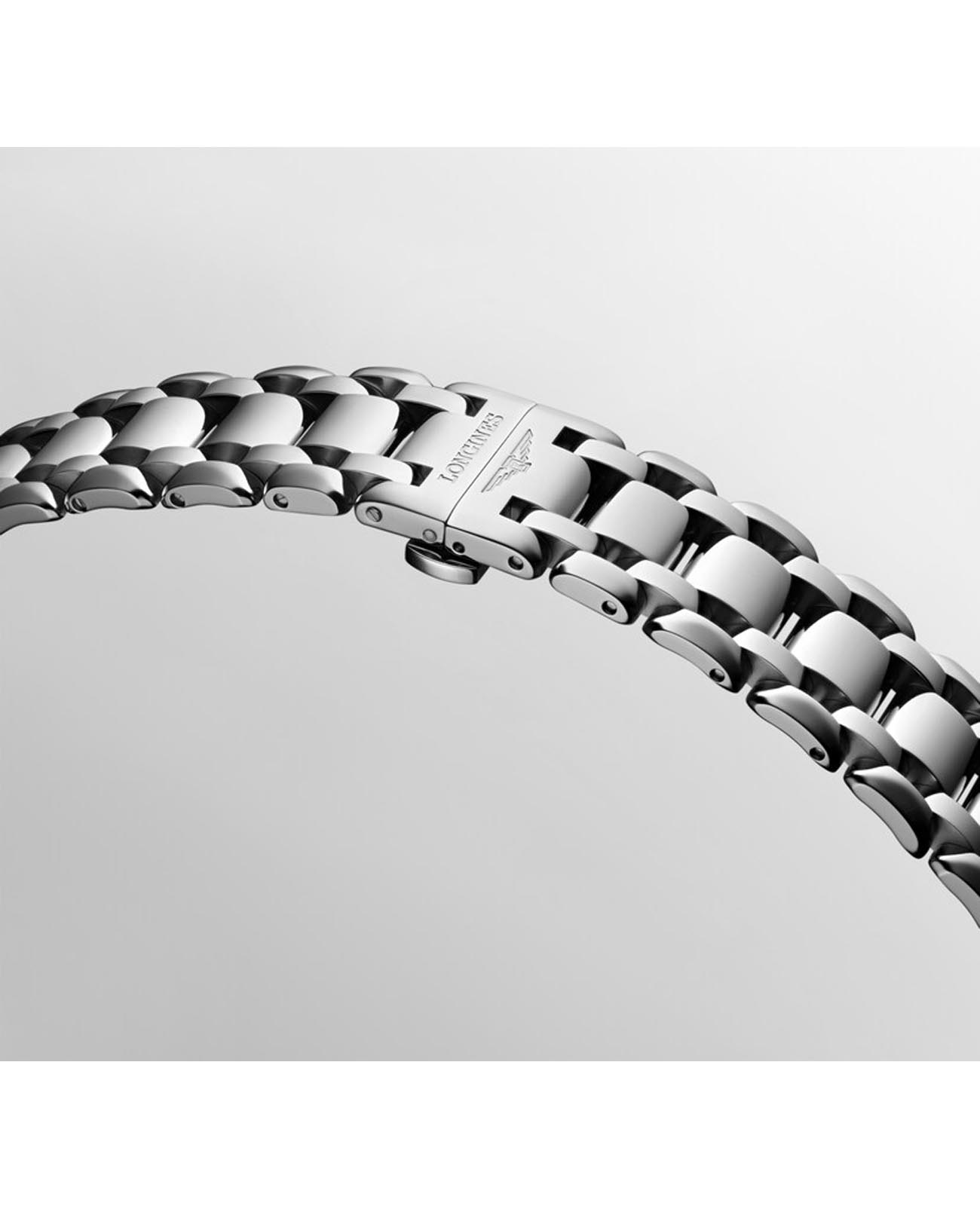 Longines Longines PrimaLuna L8.113.4.87.6 женские часы серебристый циферблат на запястье