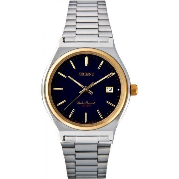 Orient Orient UN3T001D (FUN3T001D)  FUN3T001D  мужские часы черный циферблат, браслет  — вид спереди