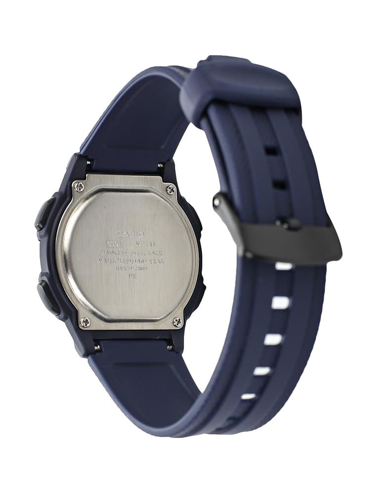 Casio Casio Collection W-211-2A, illuminator япония мужские часы на браслете пластик боковой вид