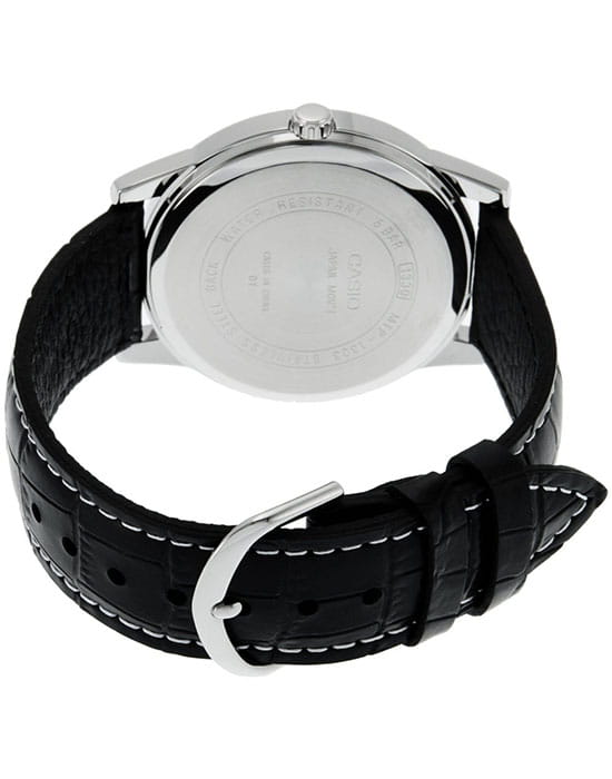 Casio Casio MTP-1303PL-7B кварцевые мужские часы часы крупный план белый циферблата