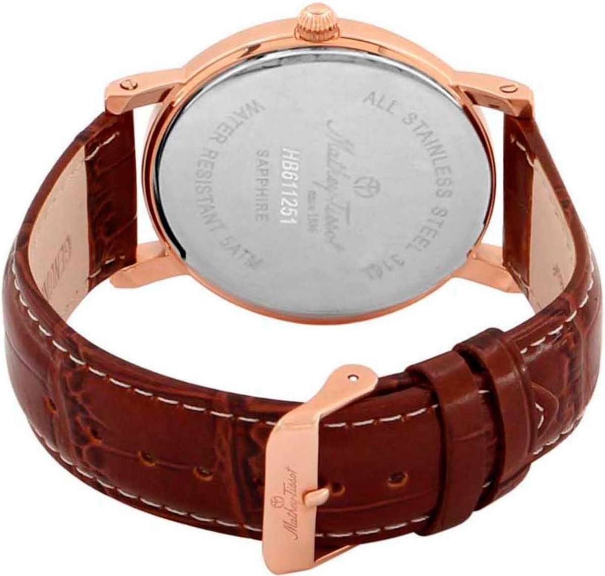 Оригинальные часы Mathey-Tissot Mathey-Tissot City Leather HB611251PBR кварцевые калибр механизма  общий вид