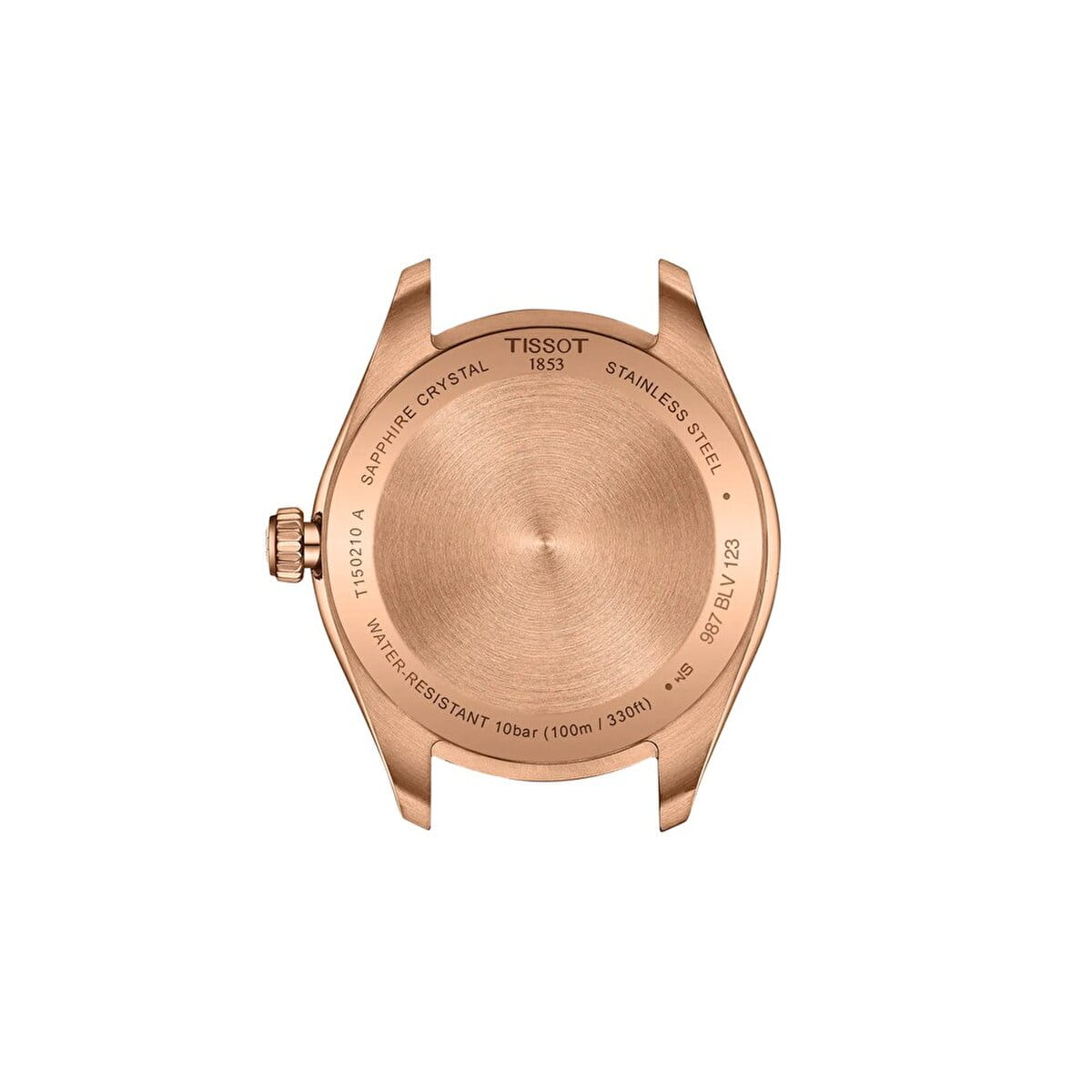 Tissot Tissot T-Classic PR 100 34mm T1502103329100, t-classic швейцария женские часы на браслете нержавеющая сталь с pvd-покрытием боковой вид
