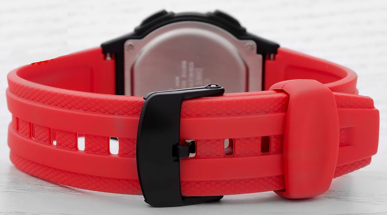 Casio Casio Collection W-211-4A кварцевые мужские часы часы крупный план серый циферблата