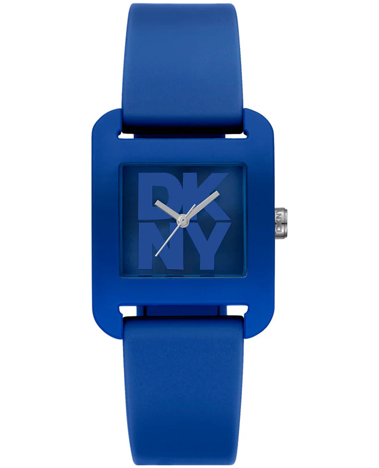 DKNY DKNY City Sport DK1L002P0055  DK1L002P0055 кварцевые женские часы синий циферблат, браслет силикон — вид спереди