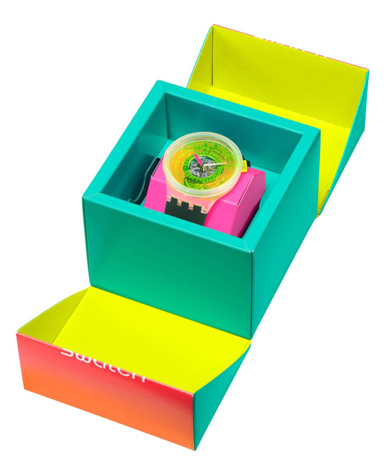 Оригинальные часы Swatch Swatch Big Bold Biosourced Lacquered SB05K400 кварцевые калибр механизма  общий вид