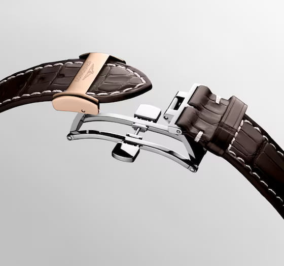 Longines Longines Master Collection L2.793.9.78.3 механические мужские часы часы крупный план белый циферблата