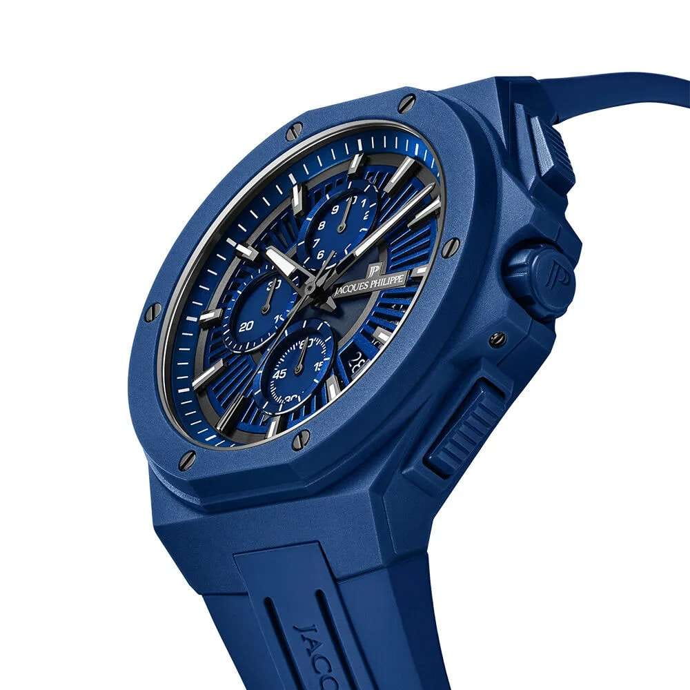 Jacques Philippe Jacques Philippe Militia JPQGC515432,  швейцария мужские часы на браслете силикон боковой вид