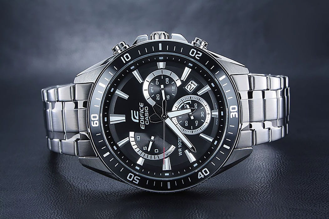 Casio Casio Edifice EFR-552D-1AVUDF (EFR-552D-1A) EFR - задняя крышка металл сталь корпуса, япония часы