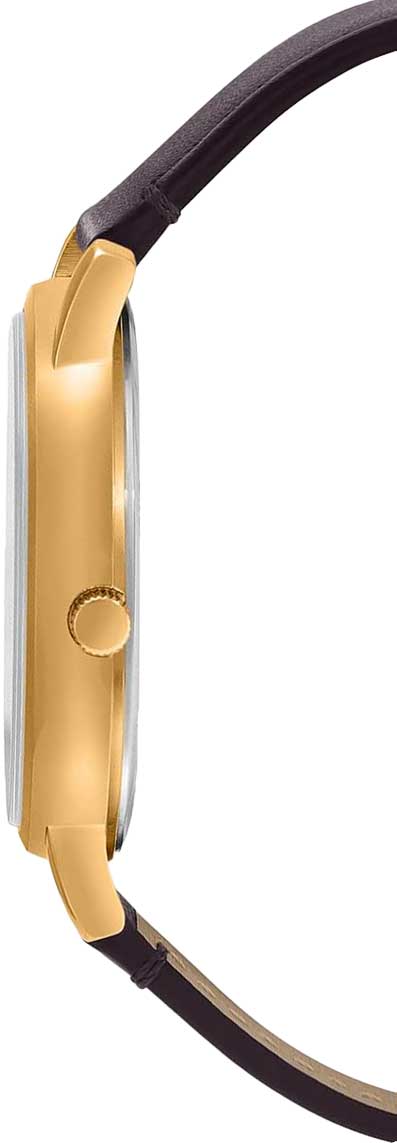 Casio Casio Collection MTP-B125GL-7A, collection япония мужские часы на браслете кожаный боковой вид