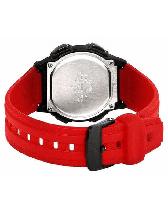 Casio Casio Collection W-211-4A, illuminator япония мужские часы на браслете пластик боковой вид