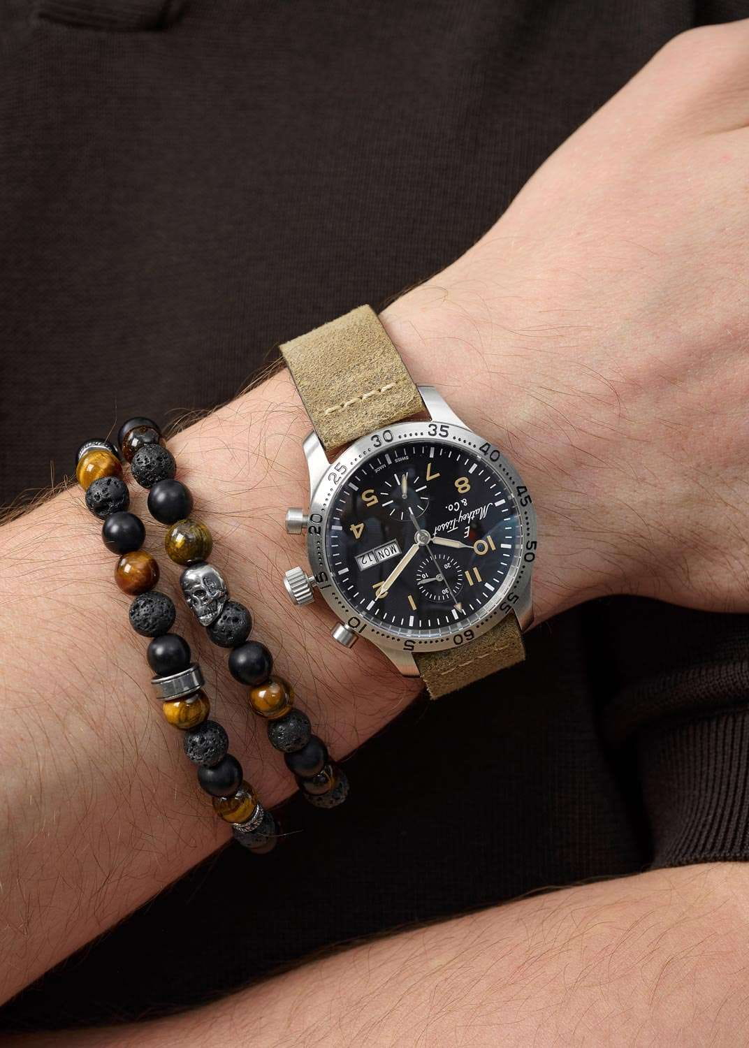 Mathey-Tissot Mathey-Tissot Type 21 H1821CHATLNO , наручные мужские часы фото под углом