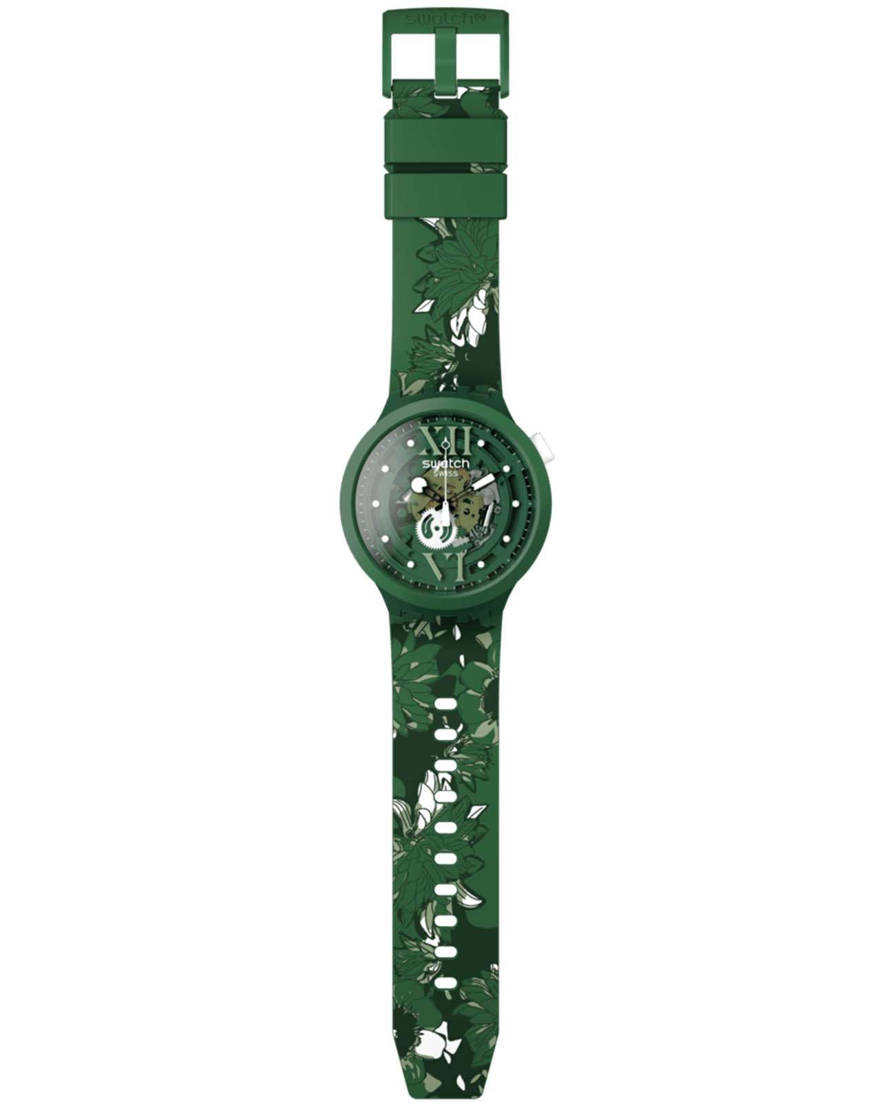 Swatch Swatch Big Bold Biosourced Lacquered SB05G104 , наручные мужские часы фото под углом