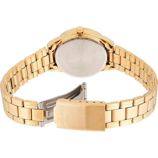 Casio Casio Collection LTP-V005G-7A кварцевые женские часы часы крупный план белый циферблата