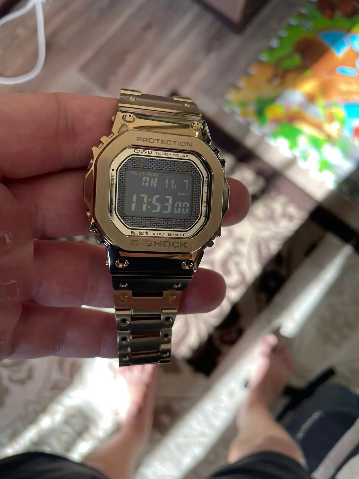 Часы Casio G-Shock GMW-B5000GD-9E купить в Владивостоке по цене 84981 RUB:  описание, характеристики