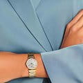 Longines Longines La Grande Classique L4.209.2.87.7 женские часы перламутровый циферблат на запястье