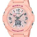 Casio Casio Baby-G BGA-260FL-4A  BGA-260FL-4A кварцевые женские часы розовый циферблат, браслет пластик — вид спереди