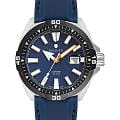 Wainer Wainer Sport WA.10922-B  WA.10922-B кварцевые мужские часы  синий циферблат, браслет силикон — вид спереди
