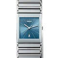 Rado Rado Integral R20859202  R20859202 кварцевые мужские часы синий циферблат, браслет сталь + ceramos™ — вид спереди