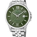 Candino Candino Automatic Gents C4768/3  C4768/3 механические мужские часы зеленый циферблат, браслет нержавеющая сталь — вид спереди