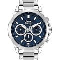 Slazenger Slazenger Multifunction SL.09.2011.2.04  SL.09.2011.2.04 кварцевые мужские часы синий циферблат, браслет суперметалл — вид спереди