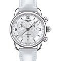 Certina Certina C025.217.16.017.00  C0252171601700 кварцевые женские часы белый циферблат, браслет кожаный — вид спереди