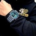 Casio Casio G-Shock GA-110AS-2A, g-shock япония мужские часы на браслете пластик боковой вид