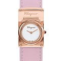 Salvatore Ferragamo Salvatore Ferragamo Gancini SFHS00520  SFHS00520 кварцевые женские часы белый циферблат, браслет кожаный — вид спереди