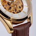Jacques Lemans Jacques Lemans Automatic 1-2087E,  австрия мужские часы на браслете кожаный боковой вид