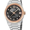 Festina Festina Swiss Made F20031/3  F20031/3 механические женские часы  черный циферблат, браслет нержавеющая сталь — вид спереди
