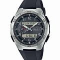 Casio Casio Illuminator WVA-M650-1A2  WVA-M650-1A2  мужские часы черный циферблат, браслет  — вид спереди