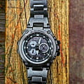 Casio Casio G-Shock Premium MTG-S1000V-1AER, g-shock япония мужские часы на браслете сталь с ip покрытием + пластик боковой вид