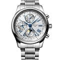 Longines Longines Master Collection L2.773.4.71.6  L27734716 механические мужские часы серебристый циферблат, браслет нержавеющая сталь — вид спереди