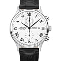 Atlantic Atlantic Seabase 64452.41.18  64452.41.18 кварцевые мужские часы  белый циферблат, браслет кожаный — вид спереди
