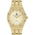 Beverly Hills Polo Club Beverly Hills Polo Club Quartz BP3631X.110  BP3631X.110 кварцевые женские часы  золотой циферблат, браслет сталь с ip покрытием — вид спереди
